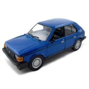  1985 Dodge Omni GLH Diecast Car Model 1/24 Blue: Toys 