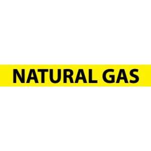  PIPE MARKERS NATURAL GAS 1X9 1/2 CAPHEIGHT VINYL