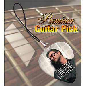  George Michael Premium Guitar Pick Phone Charm Musical 