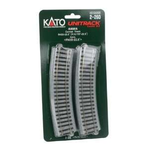  Kato 2260 Curved Track 16 7/8 (4) Toys & Games