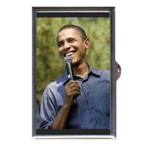  BARACK OBAMA SMILING COLOR PIC Coin, Mint or Pill Box 