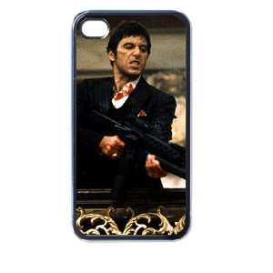  Scarface v2 4/4s Seamless Case (Black) Cell Phones 