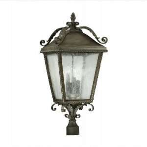  Rochelle Etruscan Sienna Outdoor Post Light