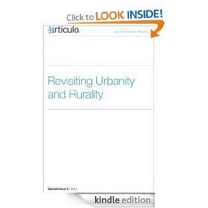 Special issue 3  2010   Revisiting Urbanity and Rurality   Articulo 