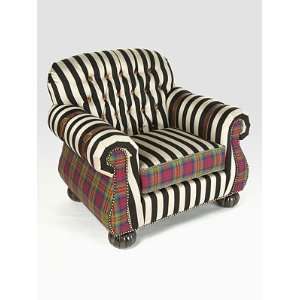  MacKenzie Childs Courtly Campaign Club Chair: Home 