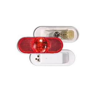  Grote 52512 Torsion Mount III Red Oval Side Marker Lamp 