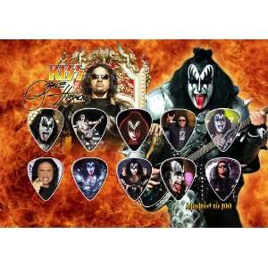  Gene Simmons Guitar Pick Display Limited 100 Only 