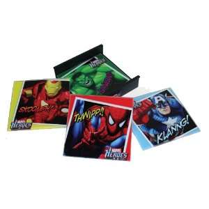  Heroes Glass Coasters: Home & Kitchen