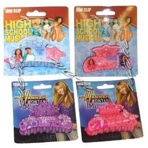  Hannah Montana & High School Musical 4 PCS Hair Clips 