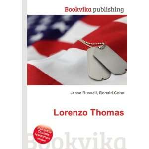  Lorenzo Thomas Ronald Cohn Jesse Russell Books