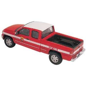  1:72 GMC Sierra Ext Cab Pickup, CDF/Red BLY310111: Toys 