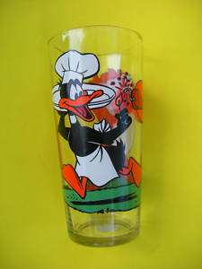 PEPSI Collector Glass  Daffy Duck & Taz c.1976  