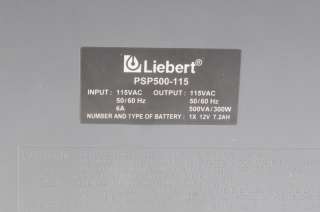 Liebert 300W PowerSure Personal UPS PSP500 115 AS IS  