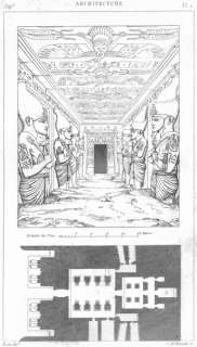 EGIPTO Arquitectura Nubie (Nubia) Speos de phre, Abou sembil, 1875