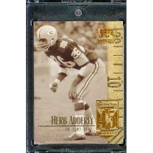 1999 Upper Deck Century Legends # 45 Herb Adderley Green 