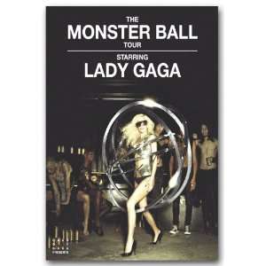  Lady Gaga Monster Ball Tour Flyer w/Display Sleeve: Home 
