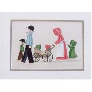  Family Outing   Cross Stitch Pattern Arts, Crafts 