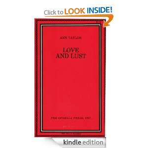 Love and Lust Ann Taylor  Kindle Store