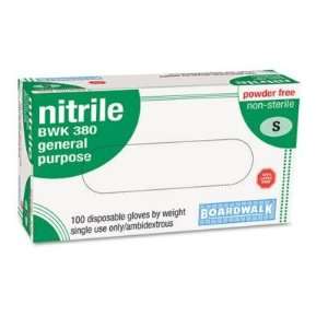    Purpose Nitrile Gloves, Small, Blue, 100/Box (380S): Office Products