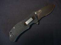 ZERO TOLERANCE KNIFE 0350ST BLACK G 10 SERR FOLDER NIB  