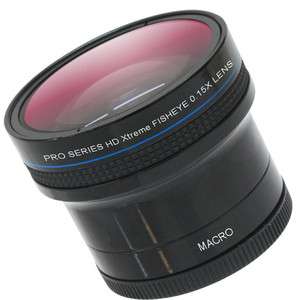 Pro HD 0.15x Xtreme Fisheye Lens for Canon EOS Rebel T1i T2i  