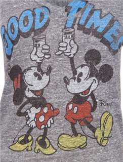 Mickey Minnie Good Times Junk Food Womens T Shirt NEW  