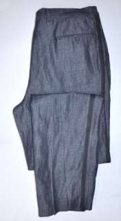 Authentic $2000 Gianfranco Ferre Linen Double Breasted Suit US 46 EU 