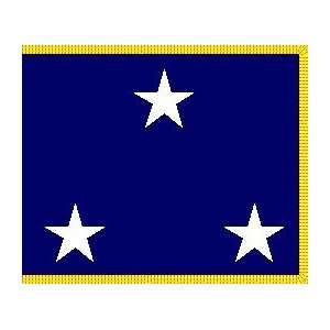  3 ft. x 4 ft. Navy 3 Star Admiral Flag, Parades & Display 
