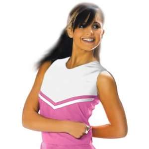 Alleson V Shell Cheerleaders Uniform Shells PI/WH   PINK/WHITE GIRL s 