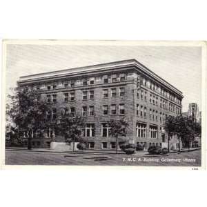   Vintage Postcard   YMCA Building   Galesburg Illinois 