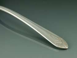 0562 Rogers & Bros. MANHATTAN Silver Plate Gumbo Soup Spoon  