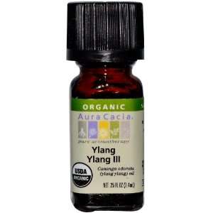 Ylang Ylang(III), Essential Oil, CERTIFIED ORGANIC, .25 oz. bottle