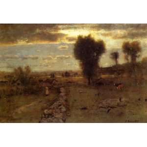  Hand Made Oil Reproduction   George Inness   32 x 22 