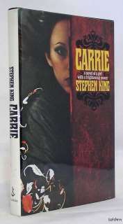 Carrie   Stephen King   1974   Authors First Book   Books into Film 