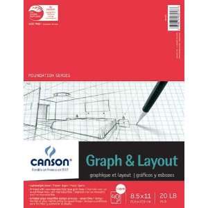   Canson Cross Section Pad (40 Sheets) 3.5 x 11 Inch 4SQ