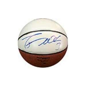  Dwyane Wade Autographed Basketball   Mini White Panel 