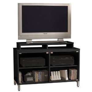 Elaine 50 Inch Wide Glass Door Television Console with Shelf by Stacks 