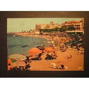  1959, Beach, La Cote DAzur, Saint Raphael France PC not 