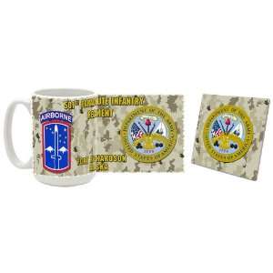 US Army 501st Parachute Infantry Coffee Mug/Coaster 
