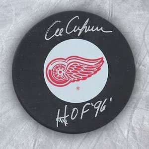  AL ARBOUR Detroit Red Wings Autographed Hockey PUCK 