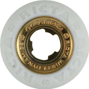   Lutzka Chrome Core 51mm White Gold Skate Wheels
