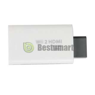 NEW 1080P 720P HD Wii to HDMI Converter Output Upscaling Adapter US 