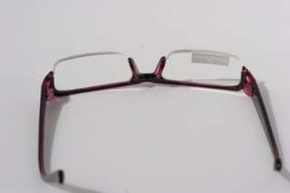Pablo Zanetti Clear Len purple Eyeglasses half rimless  