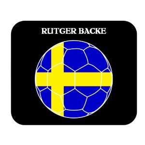  Rutger Backe (Sweden) Soccer Mouse Pad 