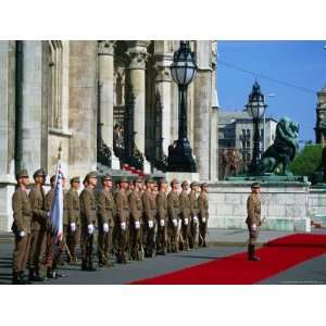  Guard of Honour at Budapest Parliament Building, Budapest 