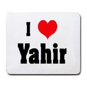  I Love/Heart Yahir Mousepad: Office Products