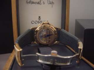 Mint In Box mens Corum Admirals Cup Tides All 18k Rose Gold  