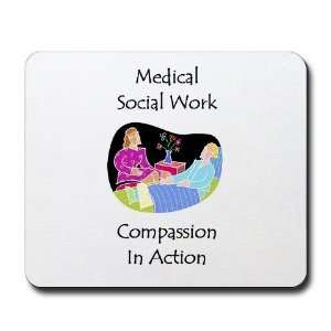  Medical Social Work Social worker Mousepad by  