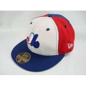  New Era 59fifty Montreal Expos MLB Red White Blue   7 7/8 