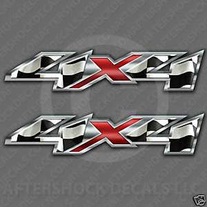 4x4 Truck Racing Flag Decal Decals Z71 Colorado  